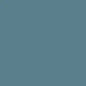 Blue grey leather swatch displaying a matte, uniform surface; sample identified as Bontempi hide leather with contrast stitching.